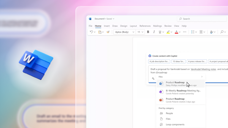 Copilot can help employees use Word more creatively!