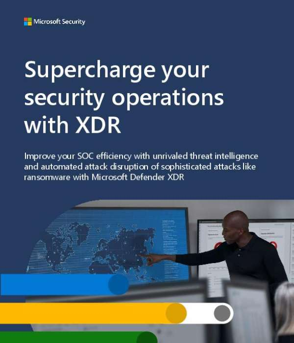 Modern attacks move fast — and SOCs need to move faster. This eBook lays out how Microsoft Defender XDR helps you transition from reactive investigation to proactive response by consolidating signals across your environment, disrupting attacks automatically, and enabling faster decision-making. Download the eBook to see how Defender XDR can improve efficiency and reduce complexity in your security operations. For customized advice, reach out to Contoso Tech.