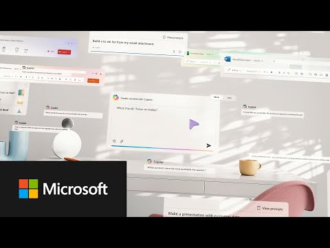 Transform the way you approach everyday work.

This video shows how Microsoft 365 Copilot acts as your UI for AI at work, helping you:
- Simplify everyday workflows across Microsoft 365
- Amplify productivity with advanced AI assistance
- Unlock new possibilities with natural language prompts

Boost productivity across your organization - watch the video, 
