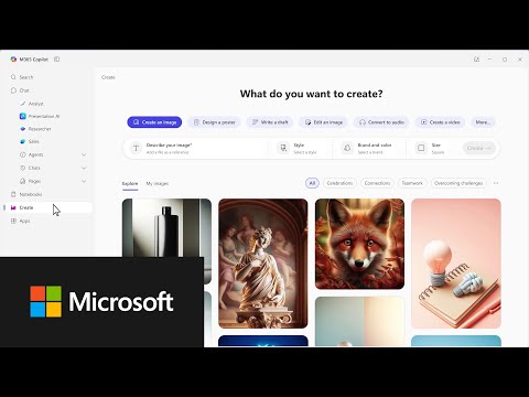 How AI capabilities come together in one experience.

This video features a guided tour of the redesigned Microsoft 365 Copilot App and shows how integrated tools support smarter work:
- Explore Copilot Chat for real-time assistance
- Use Copilot Search to find answers faster
- Create content with Copilot Create in one place

To get a clearer view of the Microsoft 365 Copilot experience, watch this video.