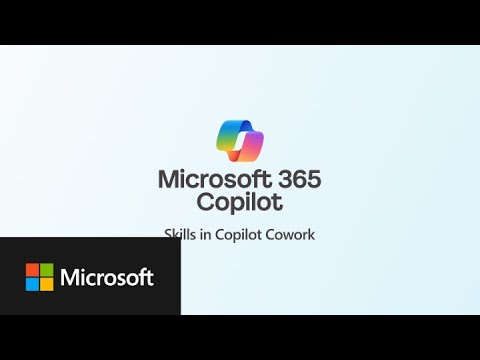 This video walks through Skills in Microsoft 365 Copilot Cowork, the reusable custom capabilities you create to handle role-specific tasks and workflows. Instead of prompting from scratch each time, you define how the work should be done once, then reuse it. Watch the video to see how Skills make Copilot Cowork more useful the more it learns about your role.